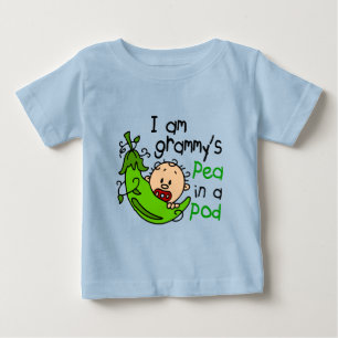 私はポッドのGrammyのエンドウ豆です ベビーTシャツ