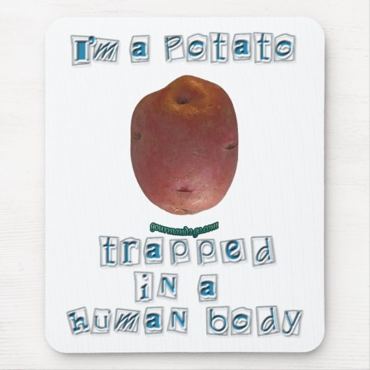 私はポテトです マウスパッド (正面)