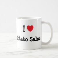 私はポテトサラダのハートTシャツが大好き