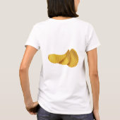私はポテトスパッドチューバーベジタブルを掘る Tシャツ (裏面)