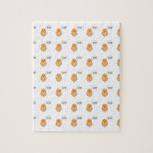 私はポテト誇りを持ったで ジグソーパズル (縦)