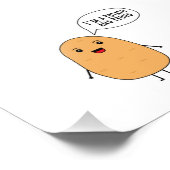 私はポテト誇りを持ったで フォトプリント            (角)