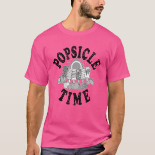 私はポプシクルタイムサマーガメンサンシャイン男性へが大好き Tシャツ