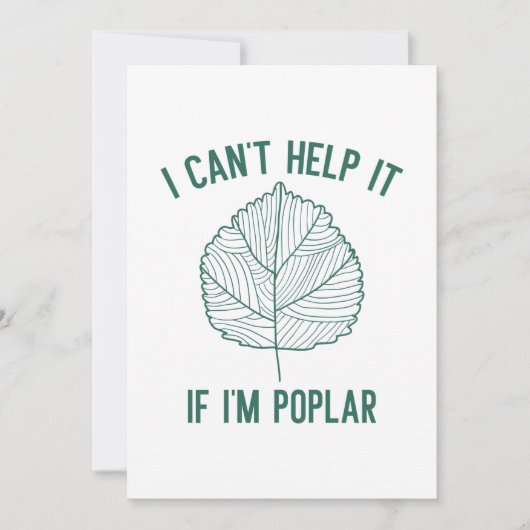 私はポプラ救済ールもしではない サンキューカード (正面)