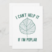 私はポプラ救済ールもしではない サンキューカード (正面/裏面)