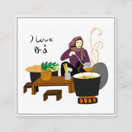 私はポボが大好きです スクエア名刺