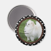 私はポメラニア犬ドッグマグネット2大好き マグネット (正面/裏面)