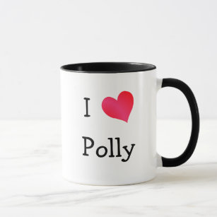 私はポリーが大好き マグカップ