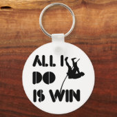 私はポルノーで勝つだけだ キーホルダー (正面)