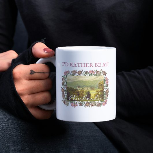 私はポンバーリー・ジェーン・オースティン・ヴィンテージに行きたい コーヒーマグカップ