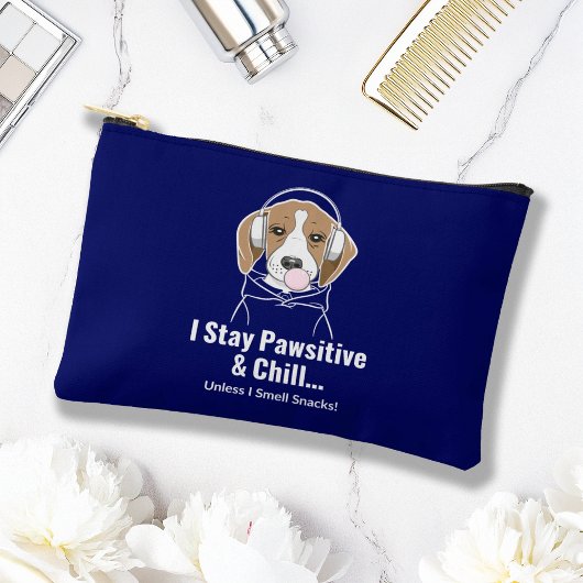 私はポーシティブとチルドグビーグルおもしろいー アクセサリーポーチ