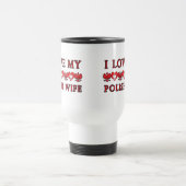 私はポーランドの妻を愛している トラベルマグ (中央)