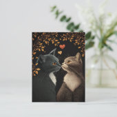 私はポー主義プンバレンタインデー葉書 シーズンポストカード (スタンド正面)