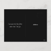 私はポー主義プンバレンタインデー葉書 シーズンポストカード (裏面)