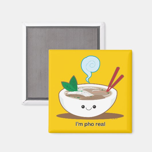 私はポー実在 マグネット (正面/裏面)