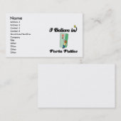 私はポ信じートのポティに 名刺 (正面/裏面)