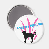 私はマイポットケーキ冷蔵庫用マグネット マグネット (正面/裏面)