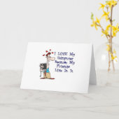 私はマイ・コンピュータを愛します カード (黄色い花)