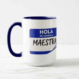 私はマエストラです - スペイン語の先生 マグカップ