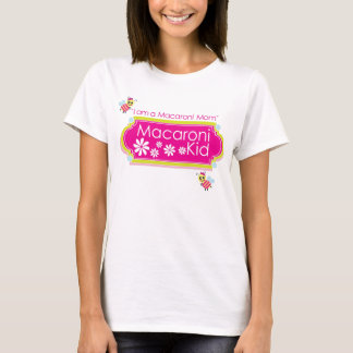 「私はマカロニママ」フィット長袖Tシャツ Tシャツ
