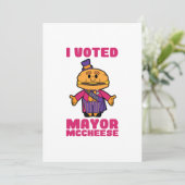 私はマクチーズ市長に投票 招待状 (スタンド正面)