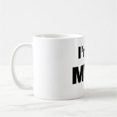 私はマグです コーヒーマグカップ (左)