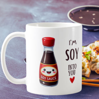 私はマグに大豆だ コーヒーマグカップ