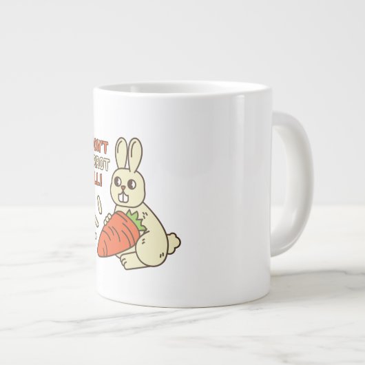 私はマグを全く腐らせない ジャンボコーヒーマグカップ (正面右)