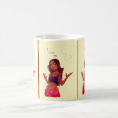 私はマグを愛している コーヒーマグカップ (中央)