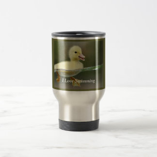 私はマグを泳ぐことを愛します トラベルマグ