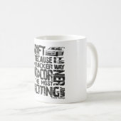 私はマグを漂わせます コーヒーマグカップ (正面右)