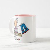 私はマグを縫います ツートーンマグカップ (正面左)