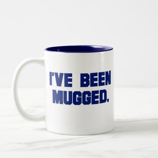 私はマグカップを使われている(両面) ツートーンマグカップ (左)