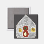 私はマグネットで音楽が大好き楽器 マグネット (正面/裏面)