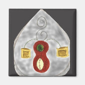 私はマグネットで音楽が大好き楽器 マグネット (正面)