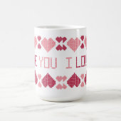 私はマグ愛します コーヒーマグカップ (中央)