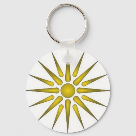 私はマケドニアが大好き キーホルダー (正面)