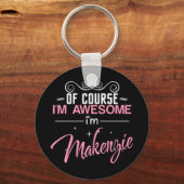 私はマケンジー素晴らしよ キーホルダー (正面)