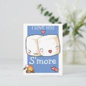 私はマシュマロより多くのかわいいを愛する ポストカード (スタンド正面)