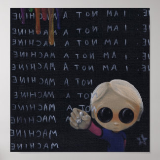 私はマシンアートプリント ポスター