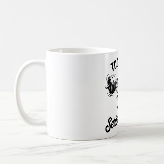 「私はマジなガチョウだ」マグ コーヒーマグカップ (左)