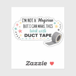 私はマジシャンではないが、この作品を作ることができる シール