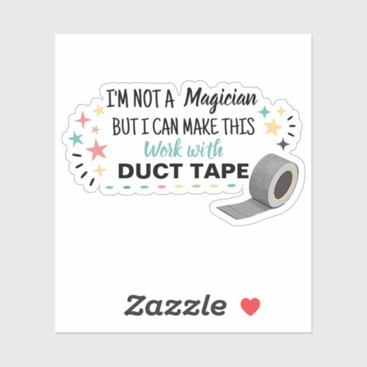 私はマジシャンではないが、この作品を作ることができる シール (シート)