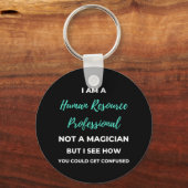 私はマジシャンではない人材プロフェッショナルである キーホルダー (正面)
