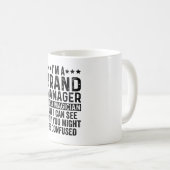 私はマジシャンではなくブランドマネージャおもしろいー コーヒーマグカップ (正面右)