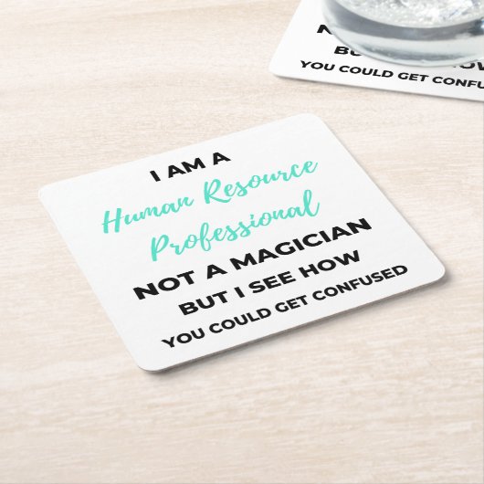 私はマジシャンではなく人材プロフェッショナルである2 スクエアペーパーコースター (アングル)
