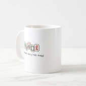 私はマジョングマ遊グになりたい コーヒーマグカップ (正面左)