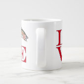 私はマスが大好き ジャンボコーヒーマグカップ (裏面)