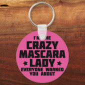 私はマスカラ熱狂するの女性だ – ヤニケ キーホルダー (正面)