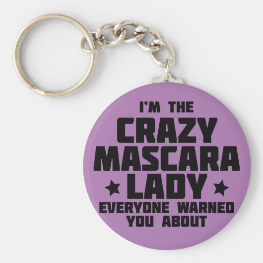 私はマスカラ熱狂するの女性だ – ヤニケ キーホルダー (正面)